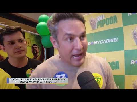 Dep. Zucco, candidato ao Governo do RS,  concede entrevista à TV Erechim.
