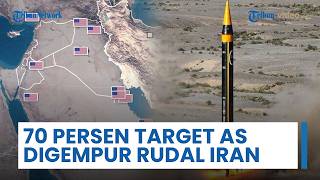 Iran Gempur 70 Persen Lokasi Vital AS di Kawasan, 21 Zona Pertahanan Pasukan Trump Tertembus Rudal