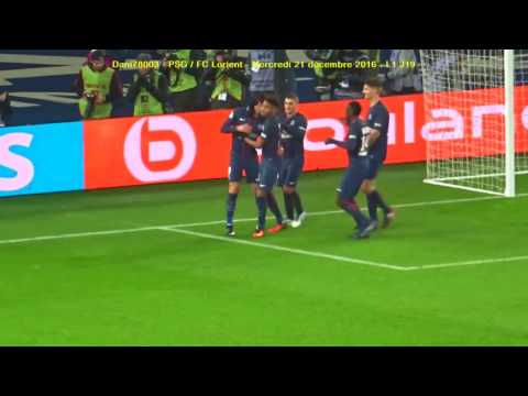 PSG / FC Lorient 21.12.2016 : 5-0 (L1 J19) 3/3 : Les buts du PSG