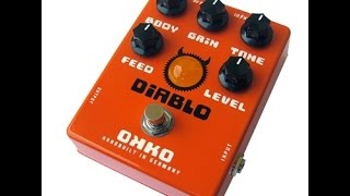 Video thumbnail for Demo - Okko Diablo - overdrive guitar effect pedal + Gibson Les Paul by Jam Tracks Guitar