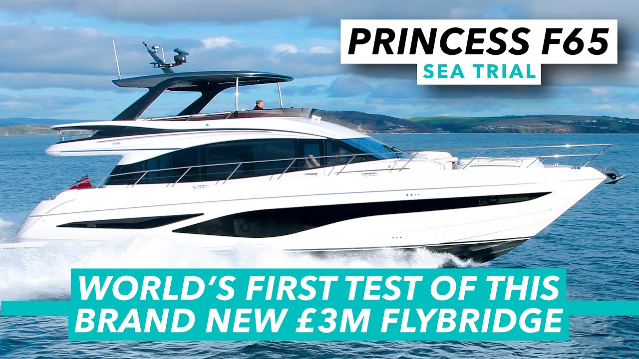 Princess F65 sea trial review