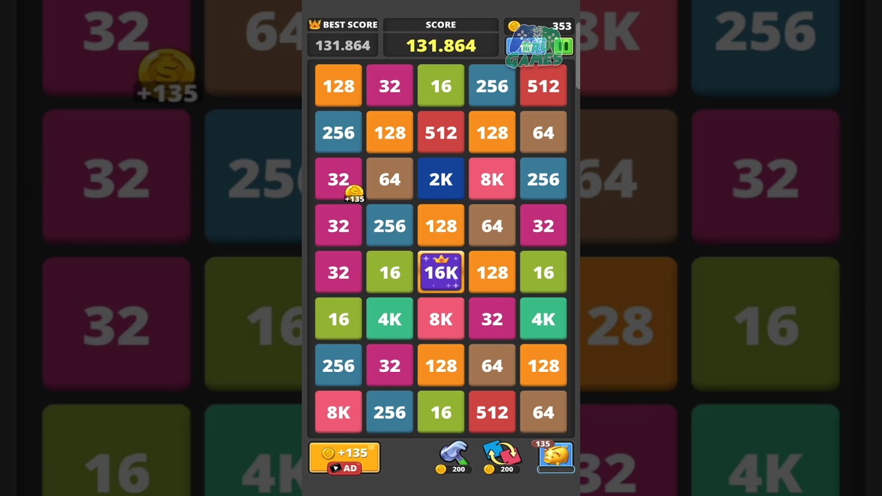 Merge 2248: Link Number Puzzle Trailer (Android) #shorts