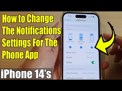 iPhone 14's/14 Pro Max: How to Change The Notifications Settings For The Phone App
