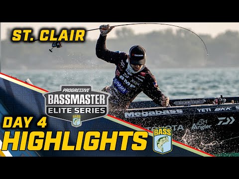 Highlights: Day 4 of Bassmaster ELITE at Lake St. Clair