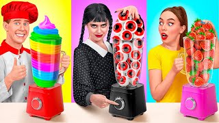 Wednesday vs Grandma Cooking Challenge | Awesome Kitchen Tricks by Friendly DO