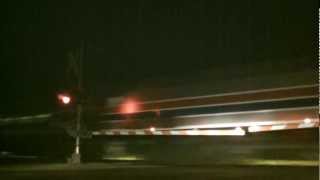 preview picture of video 'Monster K5LA Action!! Amtrak Phase II Heritage Unit #66 Flies through Odell'