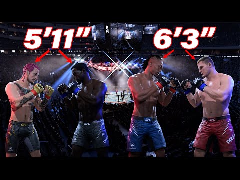 What if the UFC Had Height Divisions, Instead of Weight Divisions?