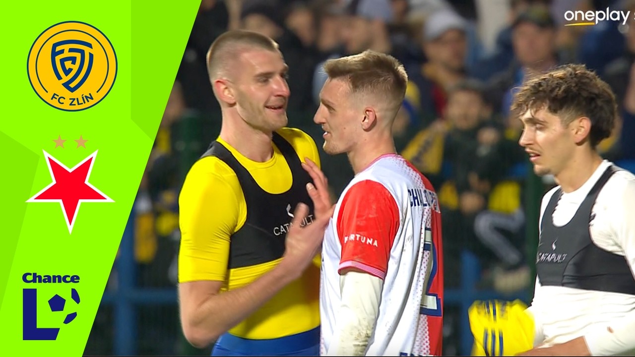 Zlín vs SK Slavia Praha Highlights