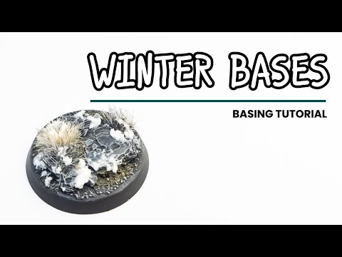 How To Create And Paint Winter Bases: A Step-By-Step Guide