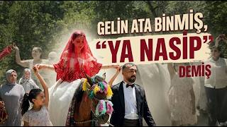 Samsun'dan Bitlis'e Gelin Geldi, Köyü At Sırtında Gezdi
