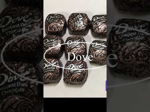 Dove silky smooth promise* Deepest Dark Chocolate 82% cacao!
