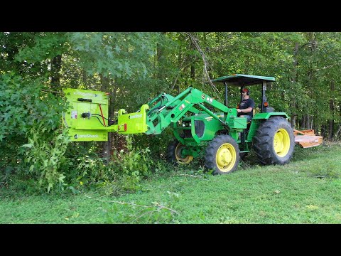 You've never seen a brush hog like this! Front Mount brush cutter for Your Tractor!