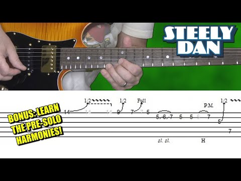 Steely Dan - Reelin' in the Years - guitar lesson (middle solo) with tabs!
