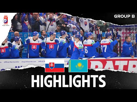 Highlights | Slovakia vs. Kazakhstan | 2024 #MensWorlds