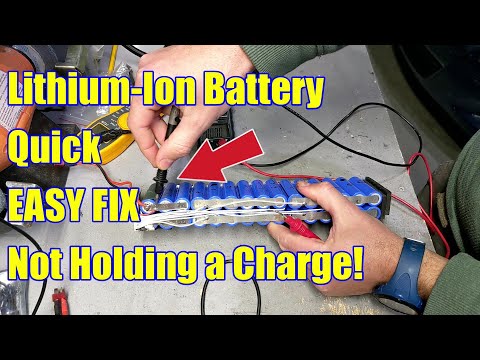Explained for BEGINNERS   Lithium-ion Battery not holding charge   How to Diagnose and FIX