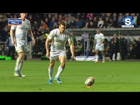 Jimmy Gopperth Penalty from offside - Ospreys v Leinster 11th April 2014