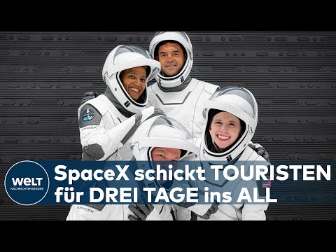 WELTRAUMTOURISMUS NUR IN KRASS: SpaceX schießt nun Touristen für ganze 3 Tage ins All
