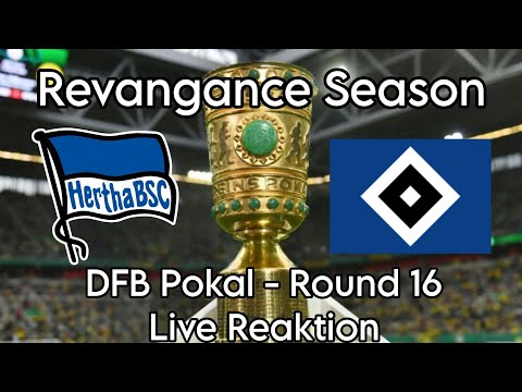 DFB POKAL ROUND 16 - Hertha vs. Hamburger SV Live Reaktion