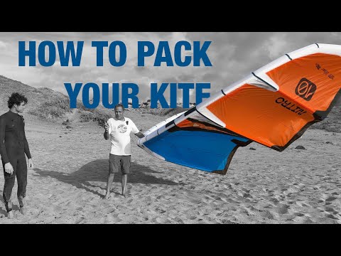 How to pack up your Kitesurfing KITE