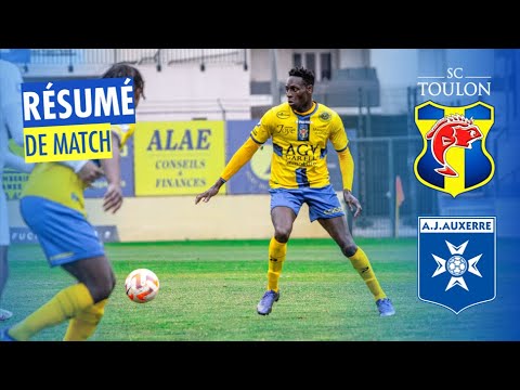 Résumé de match 22/23 - J21 : SC Toulon vs AJ Auxerre (2-1)