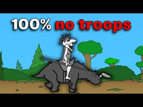 Can you beat Age of War with ONLY TURRETS?