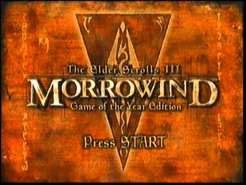 The Elder Scrolls III Morrowind-Goty Opening -xbox classic