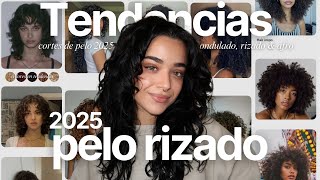 Tendencias pelo rizado 2025 *ondulado, rizado & afro* 🌸 Cortes & colores ⭐️