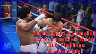 RPCS3 | Fight Night Champion Bare Knuckles Mode and DLC Fighters All Working 2023 PC 4K 60FPS*