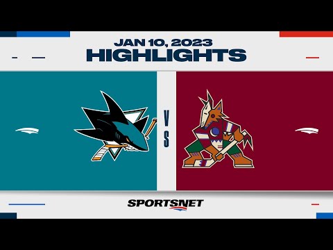 NHL Highlights | Sharks vs. Coyotes - January 10, 2023