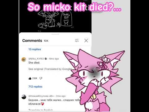 So micko kit died…? #miko kit81 #capcut #flipaclip #drawing