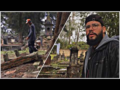 I DIDN'T EXPECT THIS TO HAPPEN IN THE HAUNTED CEMETERY! *IT WAS SCARY*
