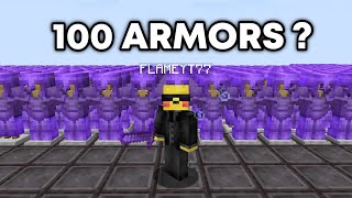 How I Made 100 NETHERITE ARMORS In This Minecraft Server...