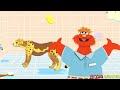 Murray Cleans Up Zoo Animal Wash Cheetah Sesame Street Retro Gaming