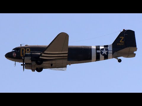 2025 Joint Base Andrews Air Show - P-40 Warhawk & C-47 Skytrain