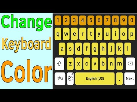 High Contrast Mode : How To Use Enable High Contrast Keyboard On Samsung J7/S7/S8/S9/N8/N9