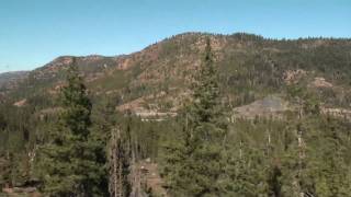 preview picture of video 'Truckee to Colfax over Donner Pass on AMTRAK Train #5'