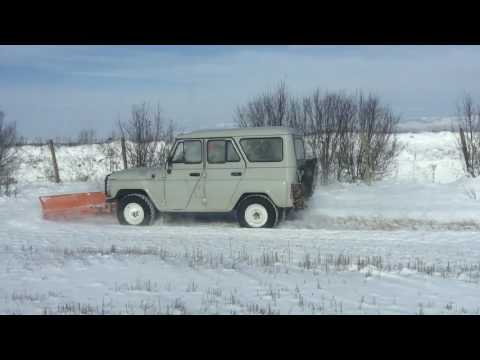 UAZ snow action 8.1.2017