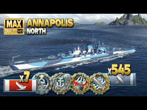 Cruiser Annapolis: Between the islands - World of Warships