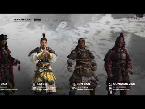 Total war Three Kingdoms All Playable Factions