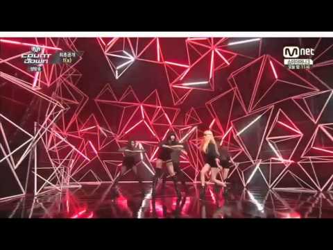 HD l 140703 f(x) _ Red Light @ M! Countdown Comeback Stage