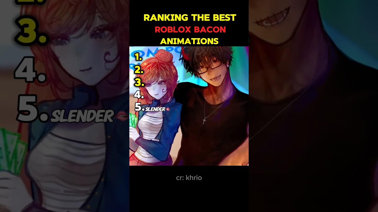 Ranking The Best Roblox Bacon #roblox #robloxedit #baconroblox #bacon #edit #game #shorts #tweening