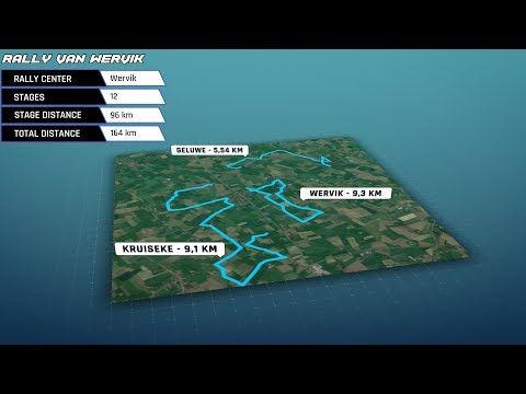 Rally van Wervik 2019 - stages preview