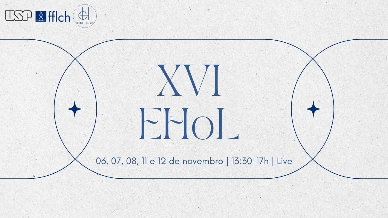 XVI Encontro de Historiografia Linguística - 4º DIA - 11/11/2024