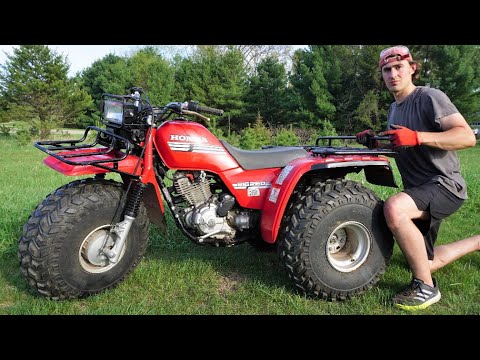 Mint Honda Three Wheeler Found In Hoarders Abandoned Barn (Incredible Find)