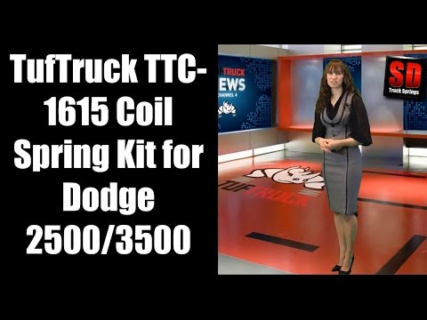 Dodge Ram 2500/3500 Tuftruck TTC1615 Coil Spring Kit SD Truck Springs Install
