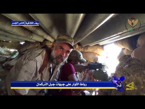 تقرير تلفزيوني يرصد مشاركات جيش النخبة في نقاط الرباط في جبهات جبل التركمان في ريف اللاذقية