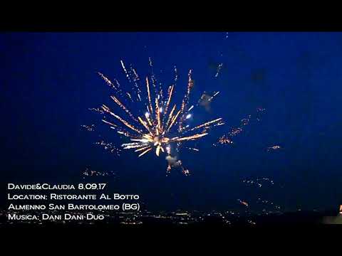 matrimonio con fuochi d'artificio   Wedding Fireworks  Ristorante Al Botto