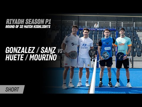 Riyadh Season Premier Padel P1 🇸🇦🎾 Gonzalez / Sanz vs. Huete / Mouriño (R32 Highlight)