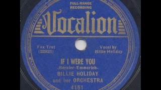 Billie Holiday / If I Were You