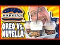 Harvey S Hand Spun Milkshakes Nutella Vs Oreo Nutella Strawberry KBDProductionsTV
